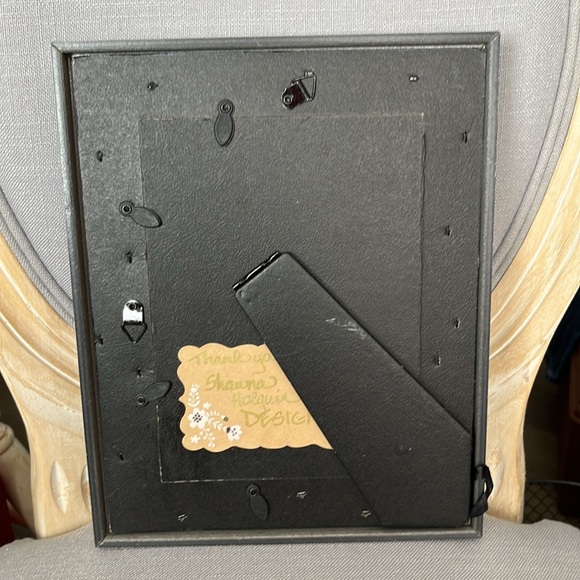 Couture handmade rhinestone & beads & Seashell 🐚 picture frame 5x7 - Picture 6 of 6